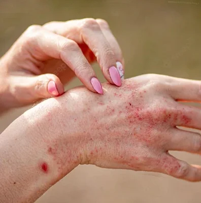 Распространенные симптомы язвочек на коже рук